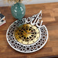 ALLAH WALL CLOCK GOLDEN & SILVER