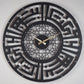 Sabr and Salat (Patience and Pray) Written Kufic - Acrylic Wall Clock