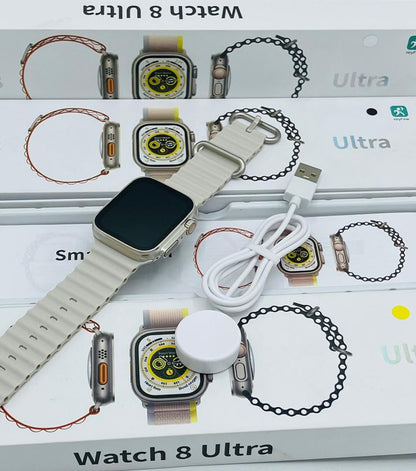 Watch 8 ULTRA SMART WATCH (3 Straps ) 1 Month Warranty