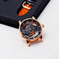 Tomi Face Gear Dual Strap Luxury Business Watch