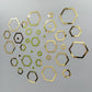 Acrylic Hexagon Ring Mirror Wall Decor