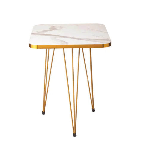 SQUARE TABLES (3 PC SET) WHITE MARBLE TOP