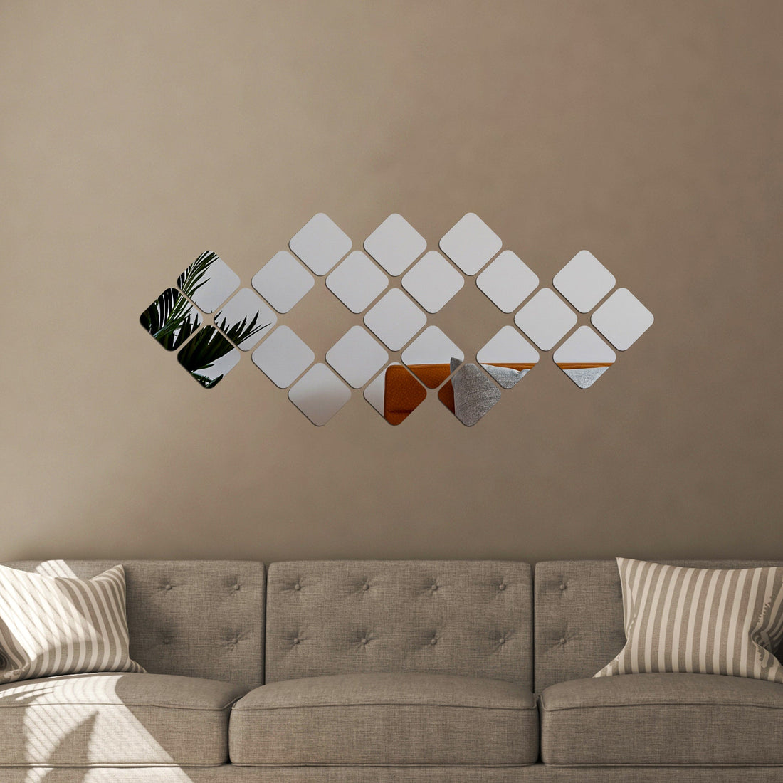 Acrylic Square Mirror Wall Decor