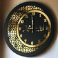 AM NEW 2C CLOCK BLACK & GOLDEN