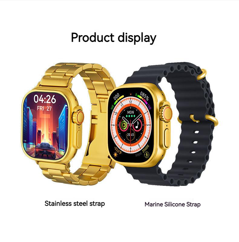 Imported Ultra 9 Series Smart Watch (Golden Edition)