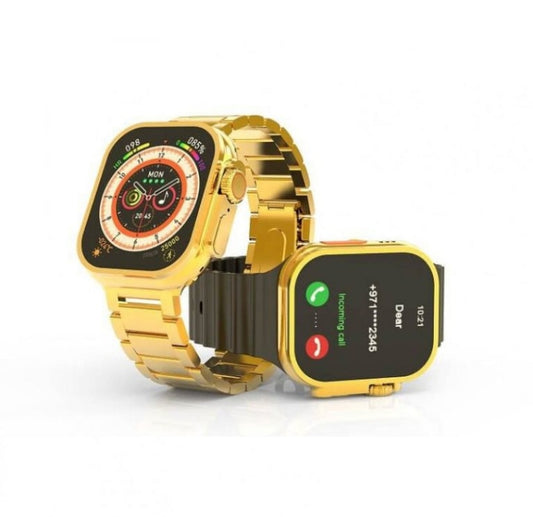 Imported Ultra 9 Series Smart Watch (Golden Edition)