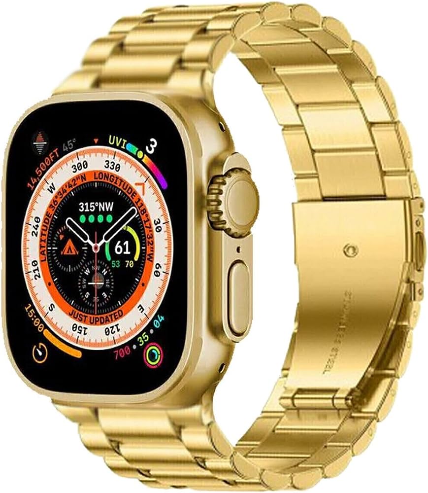 Imported Ultra 9 Series Smart Watch (Golden Edition)