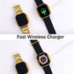 Imported Ultra 9 Series Smart Watch (Golden Edition)