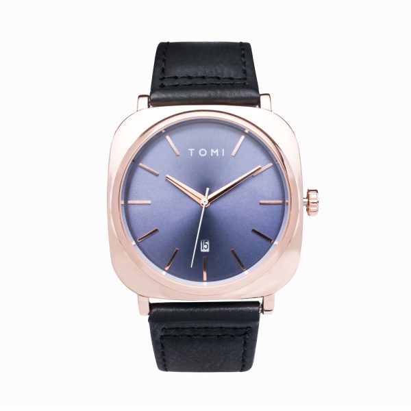 Tomi T-084 Men’s Watch Date Quartz Leather Strap