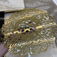 SURAH IKHLAS CLOCK (GOLDEN MIRROR FINISH)