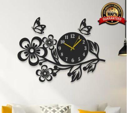 FLOWER WALL CLOCK