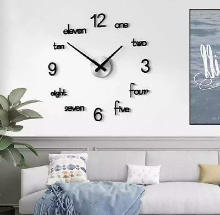 3D DIY WALL CLOCK (MIX)